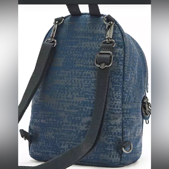 Kipling Blue Eclipse Delia Compact Backpack - Picture 4 of 6